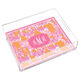 Orange Zebras Lucite Tray Image 1 of 4